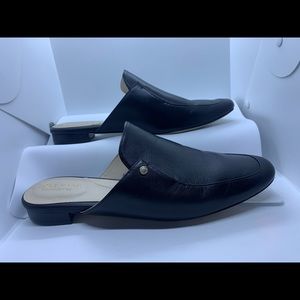 Cole Haan Black Leather Mules